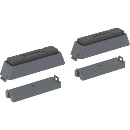 Sada gumových podložek pro instalační rám Geberit Duofix pro sprchovou vaničku