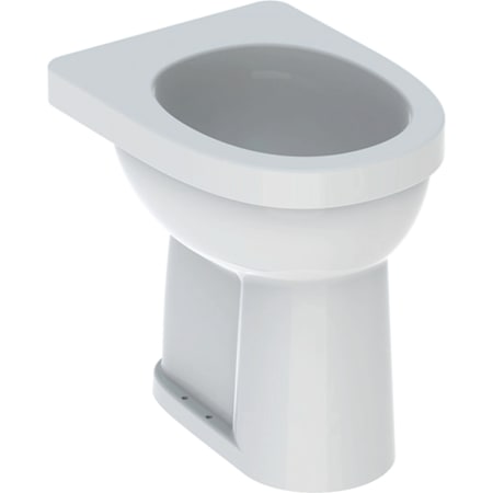 Geberit Renova Comfort Stand-WC Flachspüler, erhöht, Höhe 45 cm, Abgang vertikal