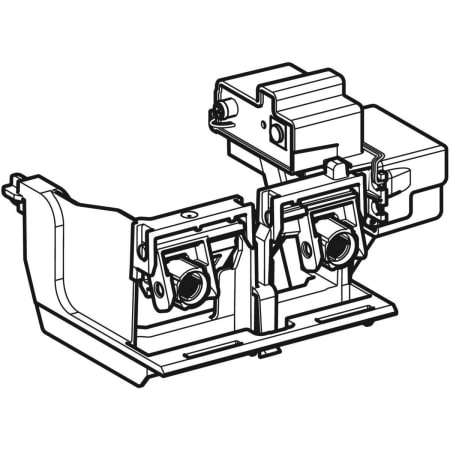 Geberit WC-Steuerung elektronisch, Netzbetrieb, für Sigma UP-Spülkasten 12 cm, für Funktaster - Für Netzbetrieb, für Geberit Sigma UP-Spülkästen 12 cm