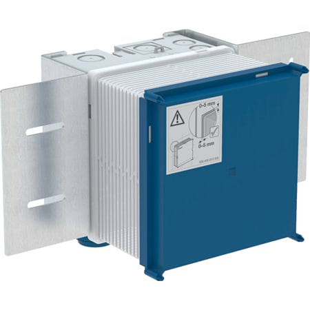 Juego de instalación Geberit para grifos electrónicos para lavabos Piave y Brenta, montaje de encimera, con caja funcional empotrada
