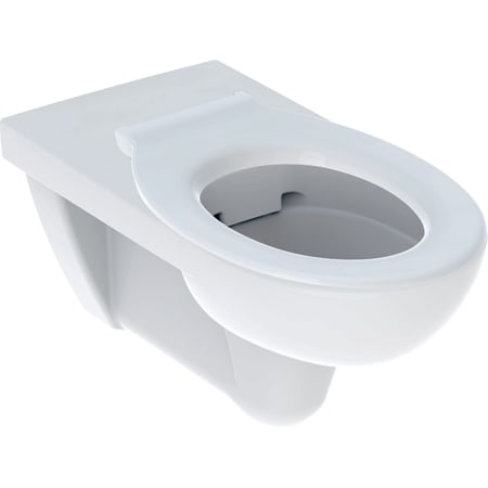Pack WC suspendu à fond creux Geberit Renova Comfort rallongé, adapté PMR, Rimfree, avec lunette d’abattant