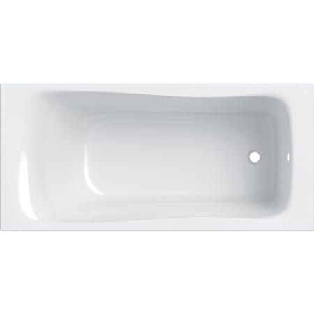 Geberit Selnova rectangular bathtub with feet