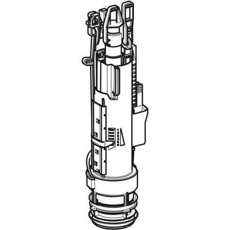 Geberit Type 212 flush valve, complete, for Alpha concealed cistern 12 cm