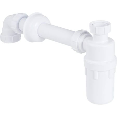 Geberit bottle trap with dip tube for washbasin, connector BSP, horizontal or vertical outlet
