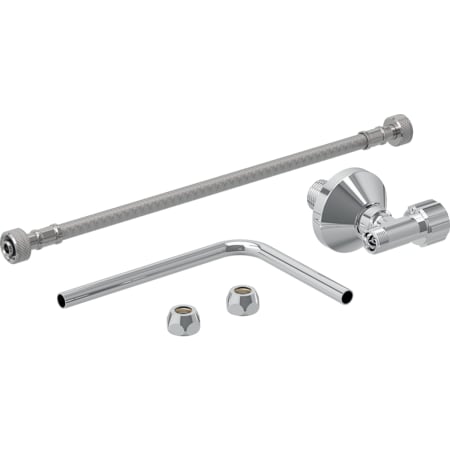 Geberit lateral or rear centre water supply connection set, for exposed cistern AP128