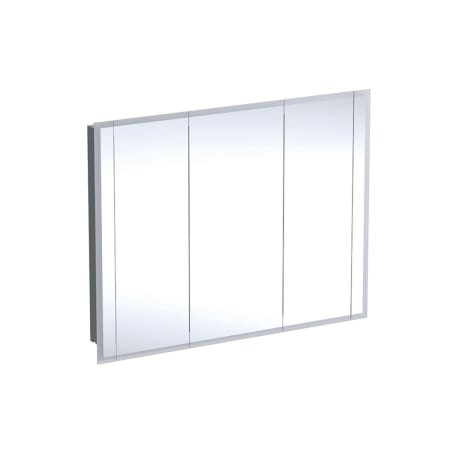 Geberit ONE mirror cabinet with lighting and three doors, height 100 cm