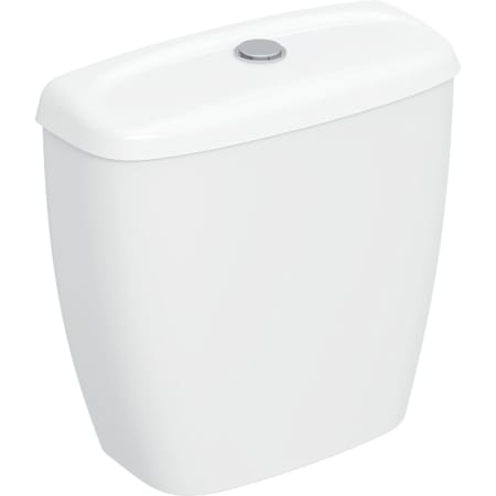 Twyford Option exposed cistern, close-coupled, for floor-standing WC raised