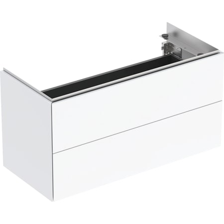Geberit ONE cabinet for washbasin, with two drawers, small projection