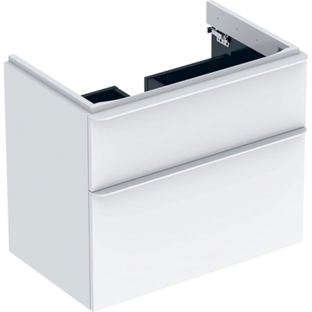Geberit Smyle Square cabinet for washbasin, with two drawers