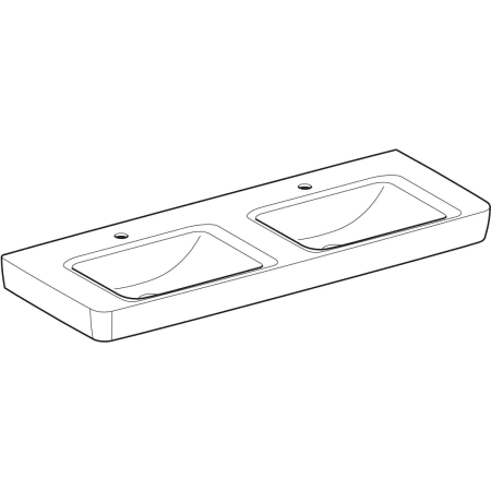 Geberit Renova Plan Doppelwaschtisch - Doppelwaschtische,Doppelwaschtische