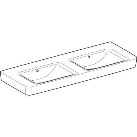 Geberit Renova Plan Doppelwaschtisch - Doppelwaschtische,Doppelwaschtische