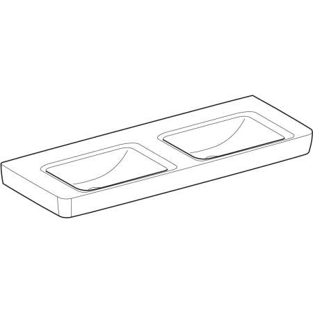 Geberit Renova Plan Doppelwaschtisch - Doppelwaschtische,Doppelwaschtische