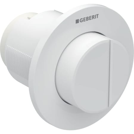 Geberit Type 01 remote flush actuation, pneumatic, for dual flush, concealed actuator, protruding