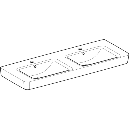 Geberit Renova Plan Doppelwaschtisch - Doppelwaschtische,Doppelwaschtische