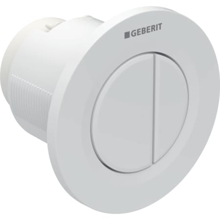 Geberit Type 01 remote flush actuation Type 01, pneumatic, for dual flush, for Sigma concealed cistern 8 cm, concealed actuator