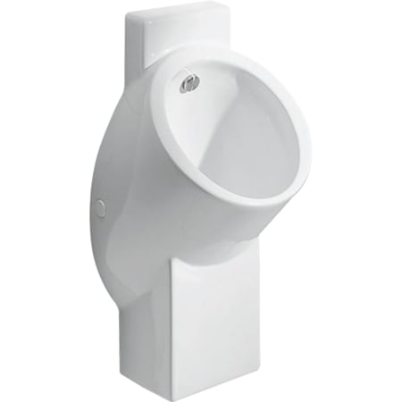 Geberit Centaurus urinal, hybrid operation, inlet from the rear, outlet to the rear or downwards