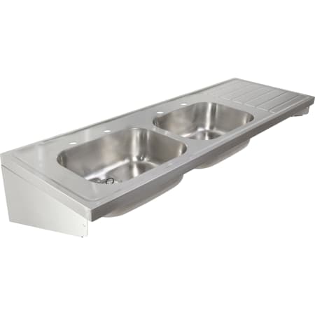 Twyford Sola lay-on kitchen sink with two bowls