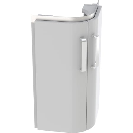 Meuble sous lave-mains d'angle Geberit Renova Compact, avec deux portes - Pour lave-mains d’angle,Meubles sous lavabo