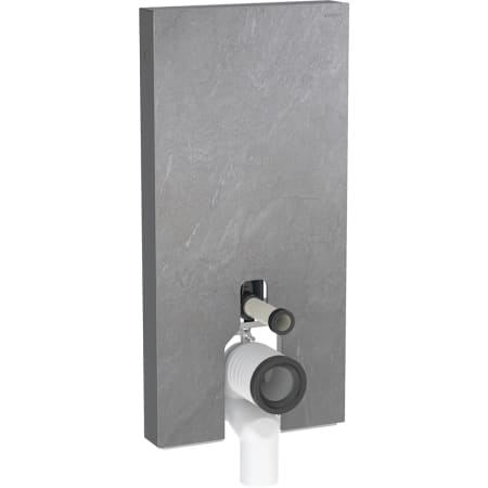 Geberit Monolith Plus sanitairmodule voor staande wc, 101 cm, frontbekleding van porselein