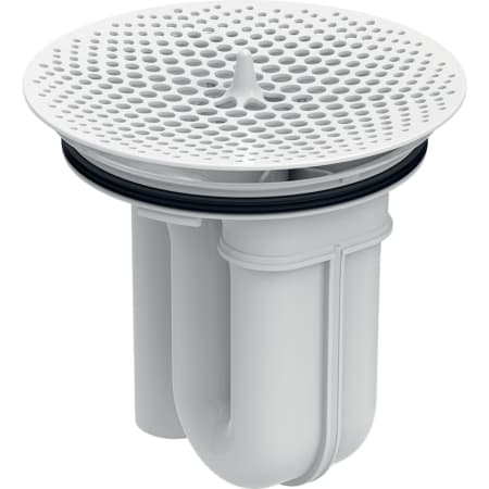 Geberit urinal trap with suction function, replaceable from the top