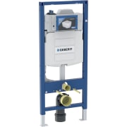 Geberit element za konzolnu WC školjku, 120 cm, s Sigma ugradbenim vodokotlićem 12 cm, za uređaj za higijensko ispiranje s dva priključka vode, bez sučelja