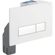 Geberit actuator plate Sigma40 for dual flush, with integrated odour extraction unit