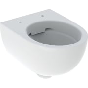 WC suspendu à fond creux Geberit Renova Compact, compact, caréné, Rimfree