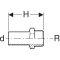Image of Adapters, permanent - GEBERIT