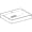 Lavabo Geberit ONE CleanDrain — Dessin coté en perspective