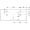 Lavabo double Geberit Acanto — Plan coté de dessus