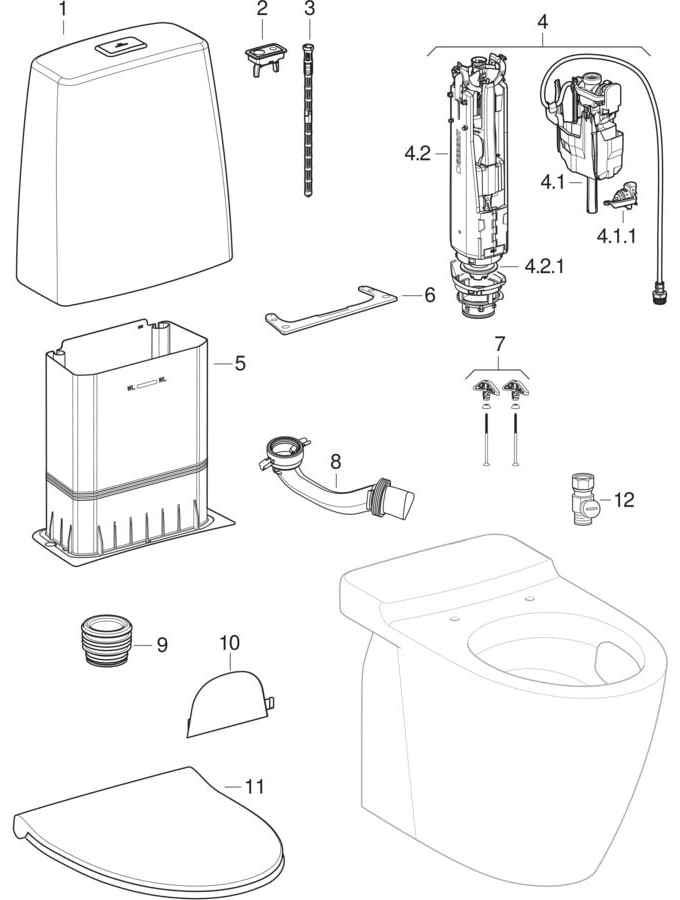 Toiletter med udvendig cisterne (Ifö/IDO/Porsgrund Spira Art 6250, Spira Art 2.0, Glow Art)