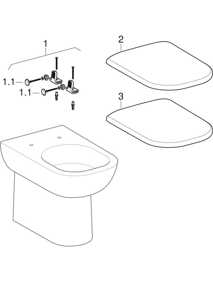 Floor-standing WCs (Geberit Smyle)