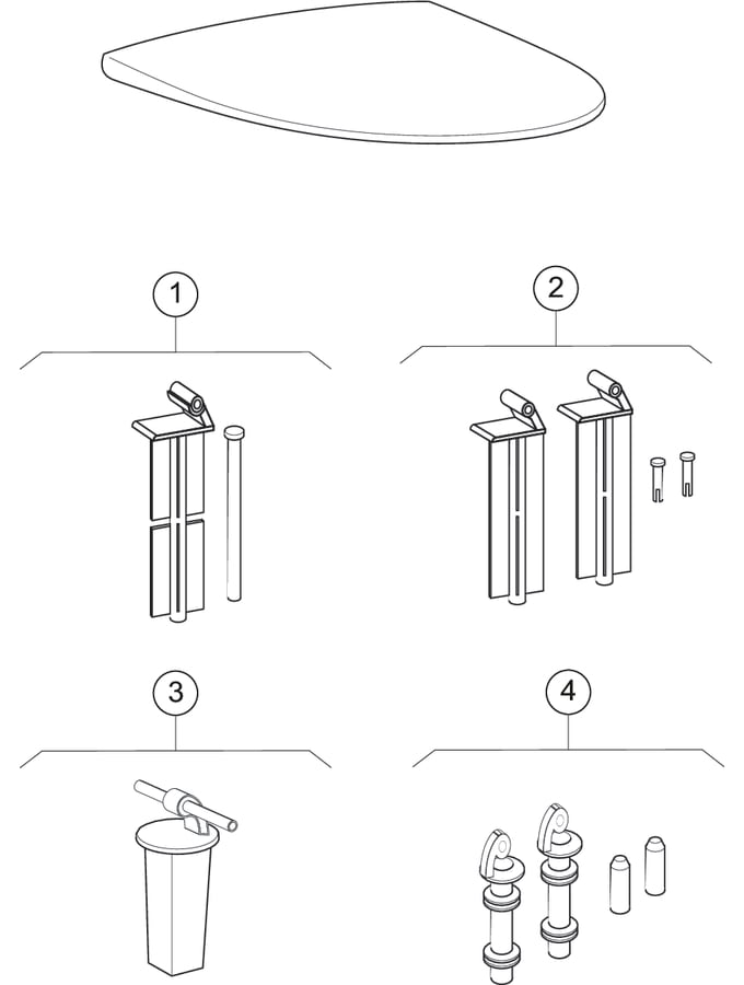 Pehmeät WC-istuinkannet (IDO Seven D, Seven D Image, Trevi, Aniara, Kimset, Glow)