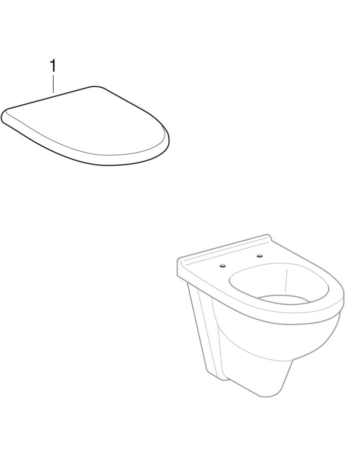 Stenske WC-školjke (Geberit Renova Comfort, Plus4, 300, 300 Comfort)