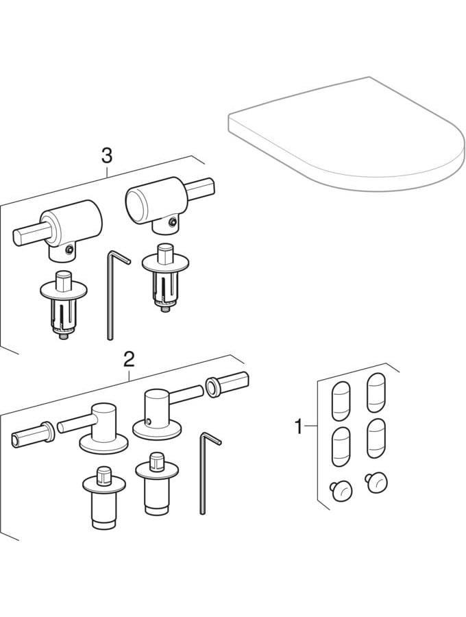 WC-istuinkannet (Geberit Easy.02, 390)