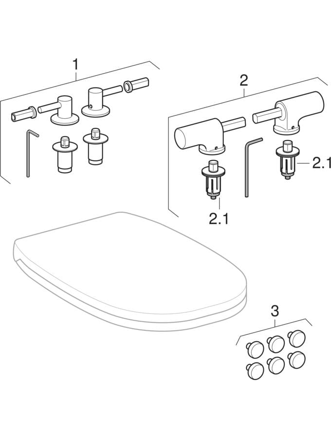 WC-sitsar (Geberit 500, Renova Nr. 1 Plan)