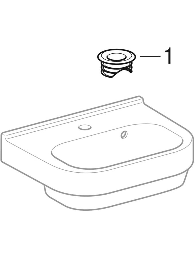 Washbasins (Geberit 300 Basic, 300 Basic Arco, 300)