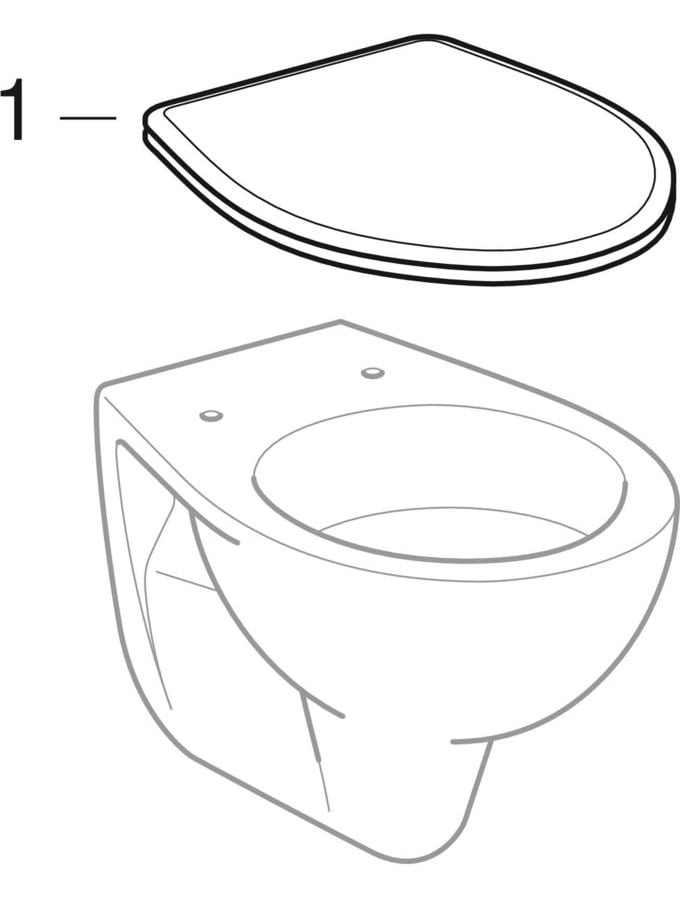 Stenske WC-školjke (Geberit Colibrì, Colibrì 2)