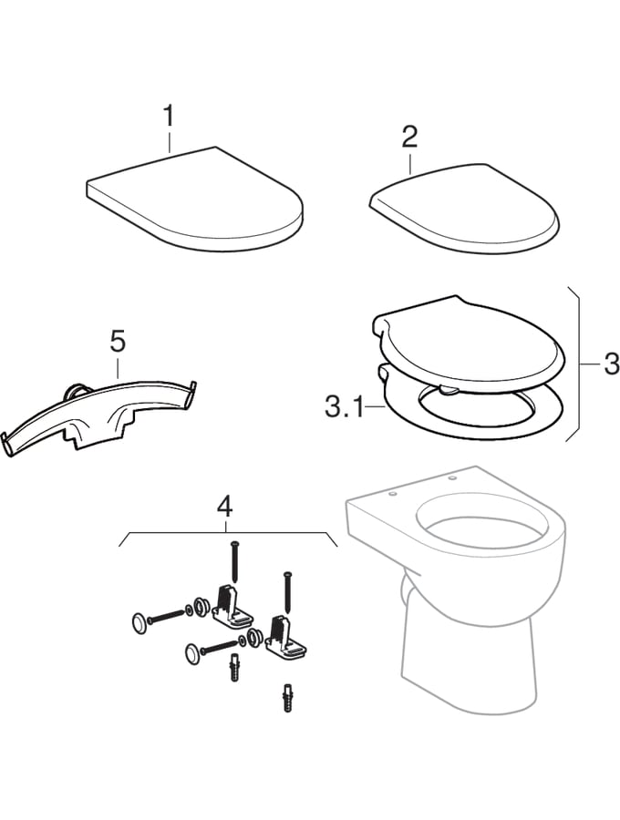 Álló WC-k (Geberit Renova, Renova Nr. 1)