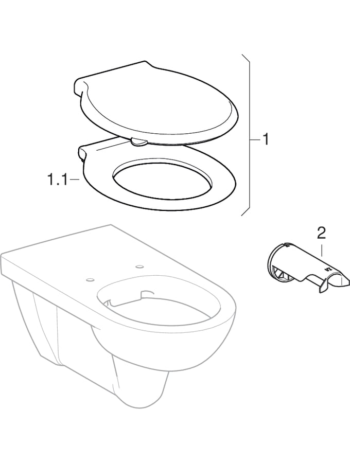 Hang-wc’s (Geberit Selnova Comfort, Abalona Comfort)