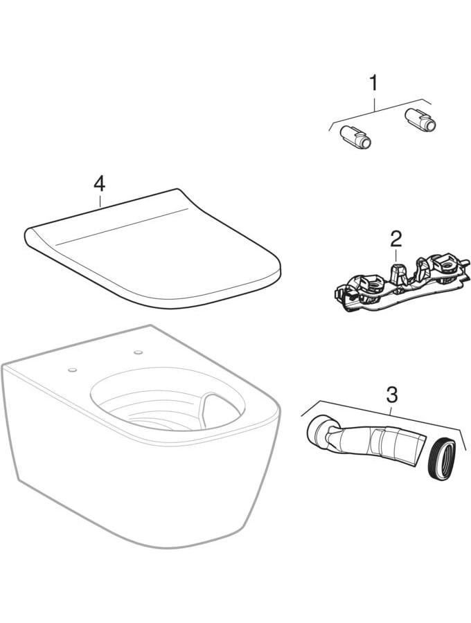 Wand-WCs TurboFlush (Geberit Smyle)