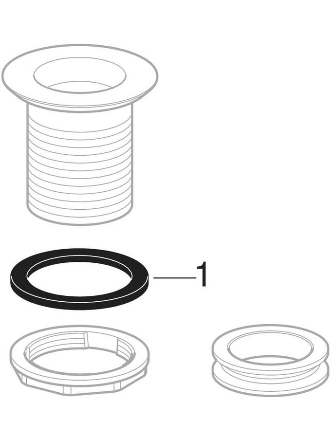 Drain valves with round thread