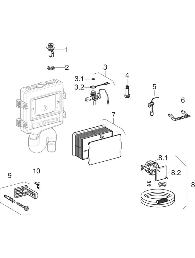 HS10 uređaj za higijensko ispiranje 24 V
