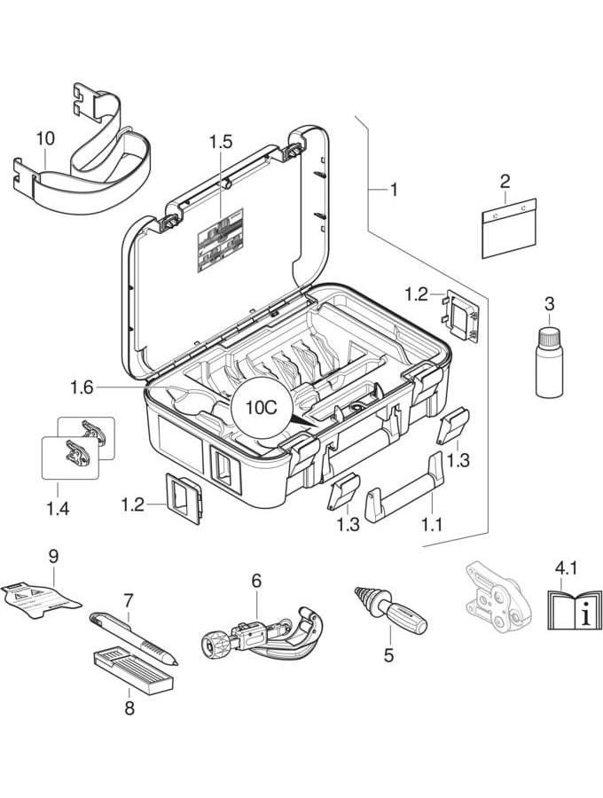 Geberit Mepla sets of pressing jaws [2]