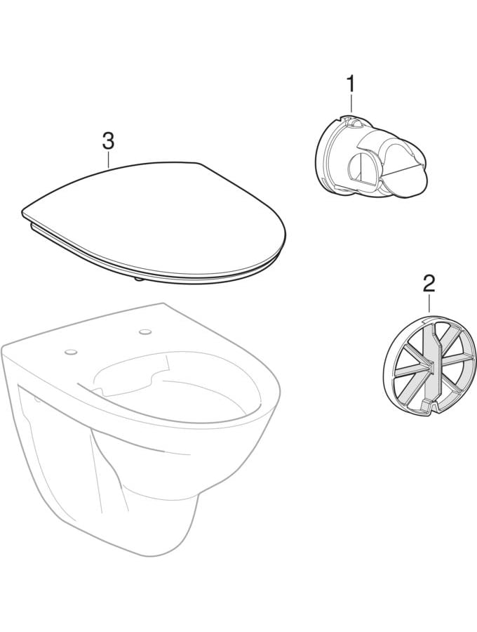Pakabinami WC puodai (Ifö Spira)