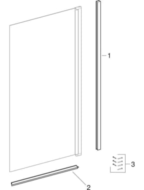 Bath screens (Geberit GEO)