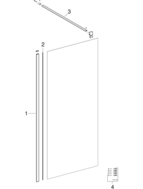 Sprchy walk-in (Geberit GEO)