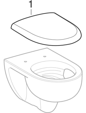 Wand-WCs TurboFlush (Geberit Renova, 300 Basic)