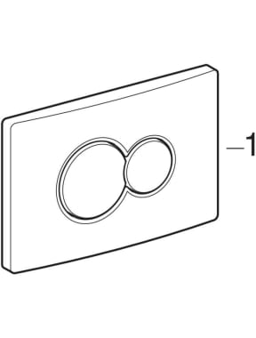 Pack WC avec plaque de déclenchement et élément pour construction sèche (Geberit Lovely)