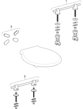 Abattants WC (Geberit Renova Comfort, Renova Nr. 1 Comfort Basic)